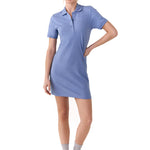 Lolë Effortless Polo Dress in Storm periwinkle — your perfect go-to dress, no matter the occasion