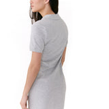 Lolë Effortless Polo Dress in grey — your perfect go-to dress, no matter the occasion