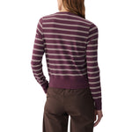 Lolë Dynamic Long Sleeves in purple stripe