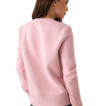 Lolë Icone Crew Neck Pullover in Ballerina blush pink