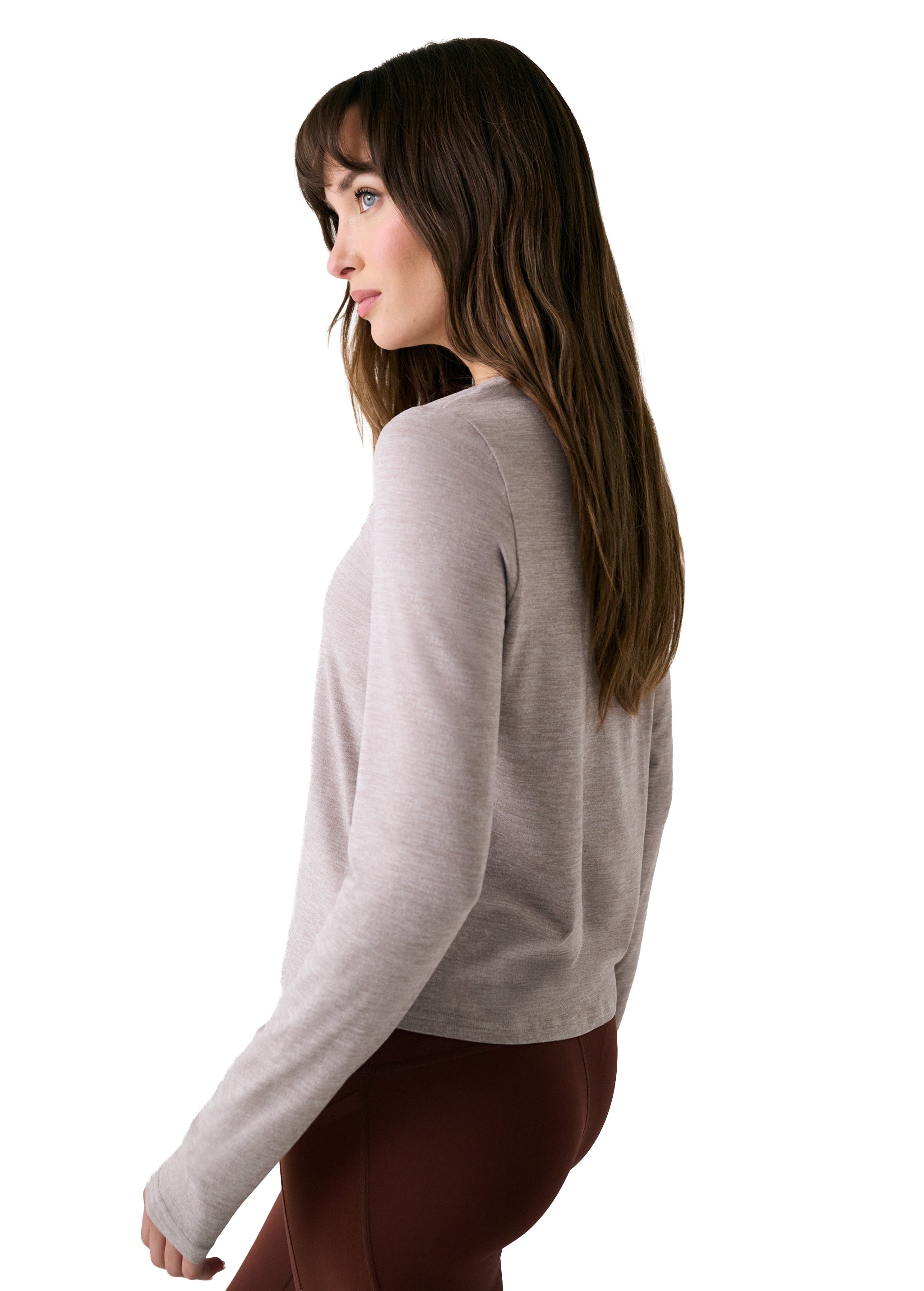 Lolë Vital Long Sleeves in light grey