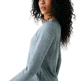 Lolë Vital Long Sleeves in dusty teal