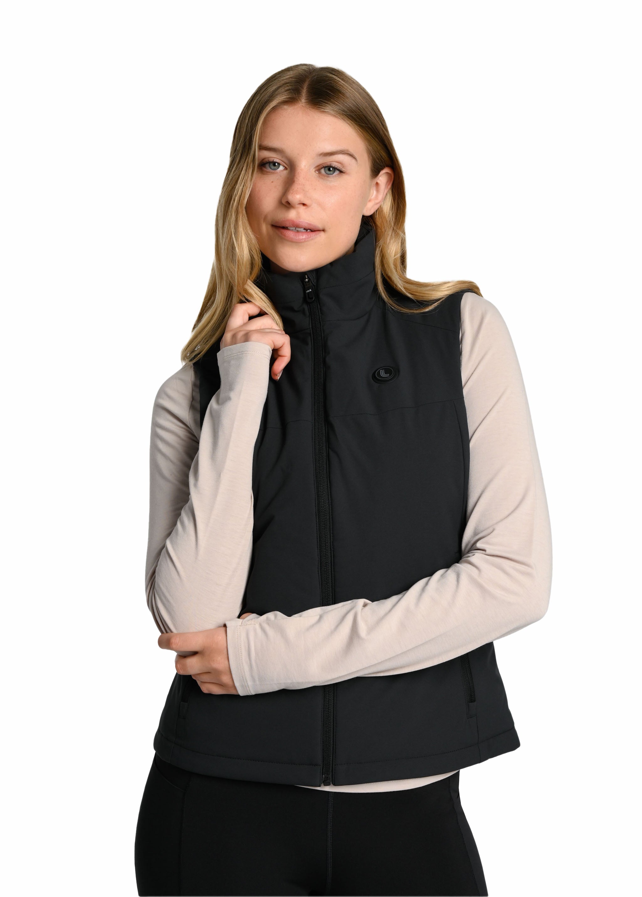 Lolë Heat It Up Heated Vest in black