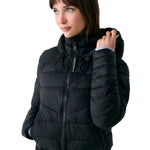 Lolë Eli Synth Down Bomber Jacket in black — bonus points for the cropped fit and everyday-ready hues