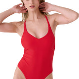Lolë Eclipse One Piece in Poppy red