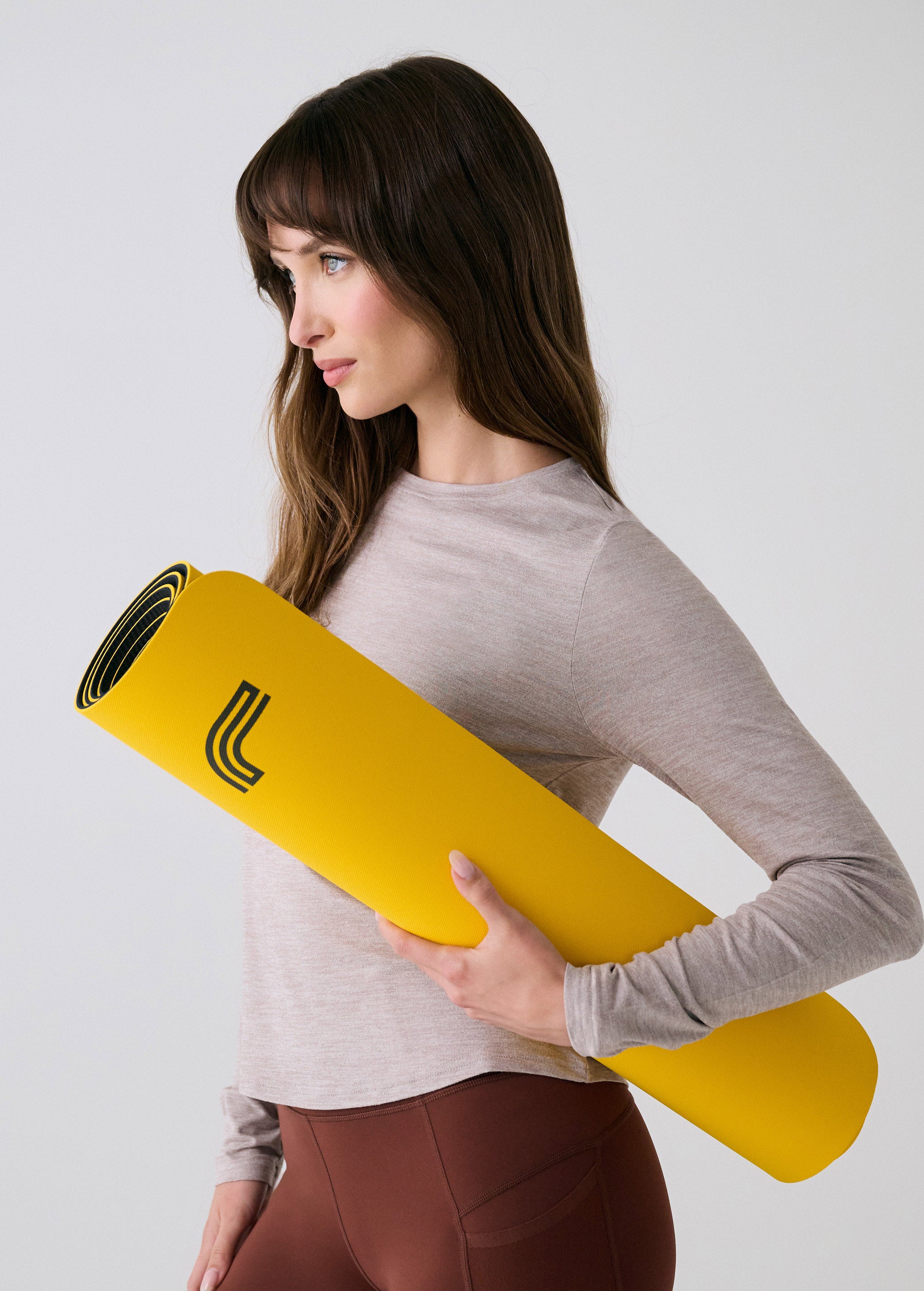 Lolë Iglow Yoga Mat in yellow
