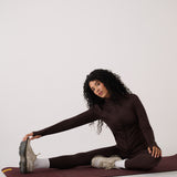 Lolë Align Tpe Yoga Mat in Sienna brown