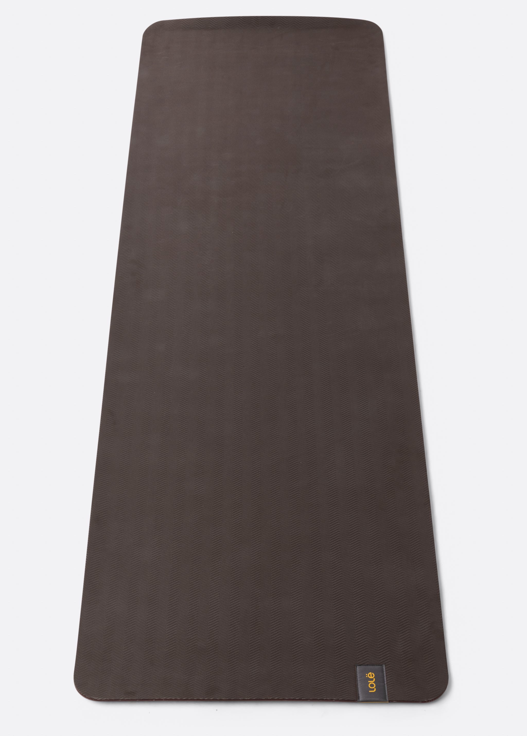 Lolë Align Tpe Yoga Mat in Sienna brown
