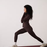 Lolë Align Tpe Yoga Mat in Sienna brown