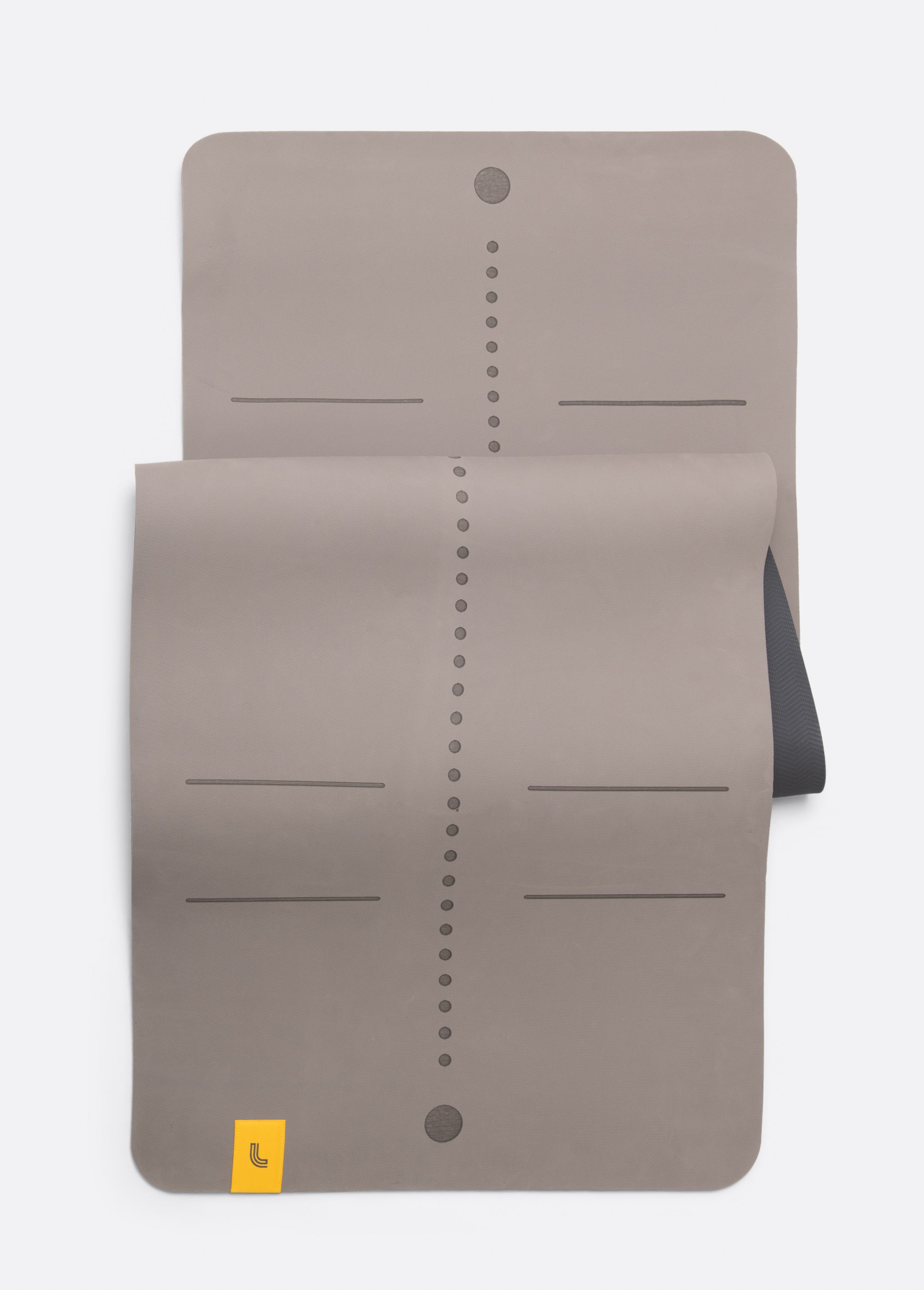 Lolë Align Tpe Yoga Mat in Pebble taupe