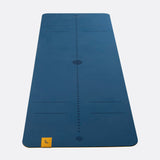 Lolë Align Tpe Yoga Mat in Eucalyptus teal blue