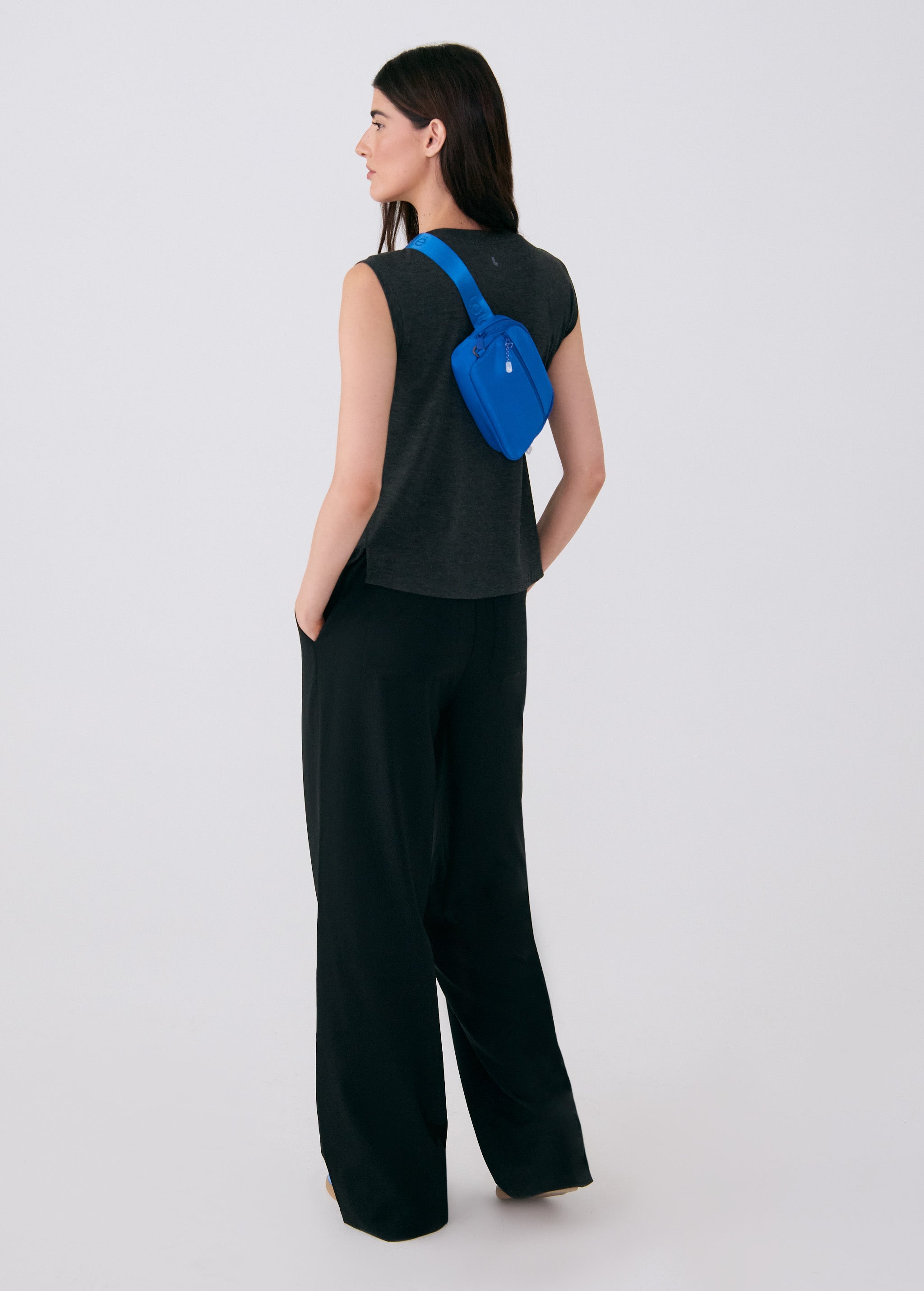 Lolë Jamie Belt Bag in blue — the classic and timeless Jamie Belt Bag
