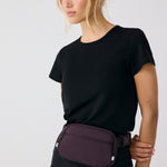 Lolë Jamie Belt Bag in Fig plum — the classic and timeless Jamie Belt Bag