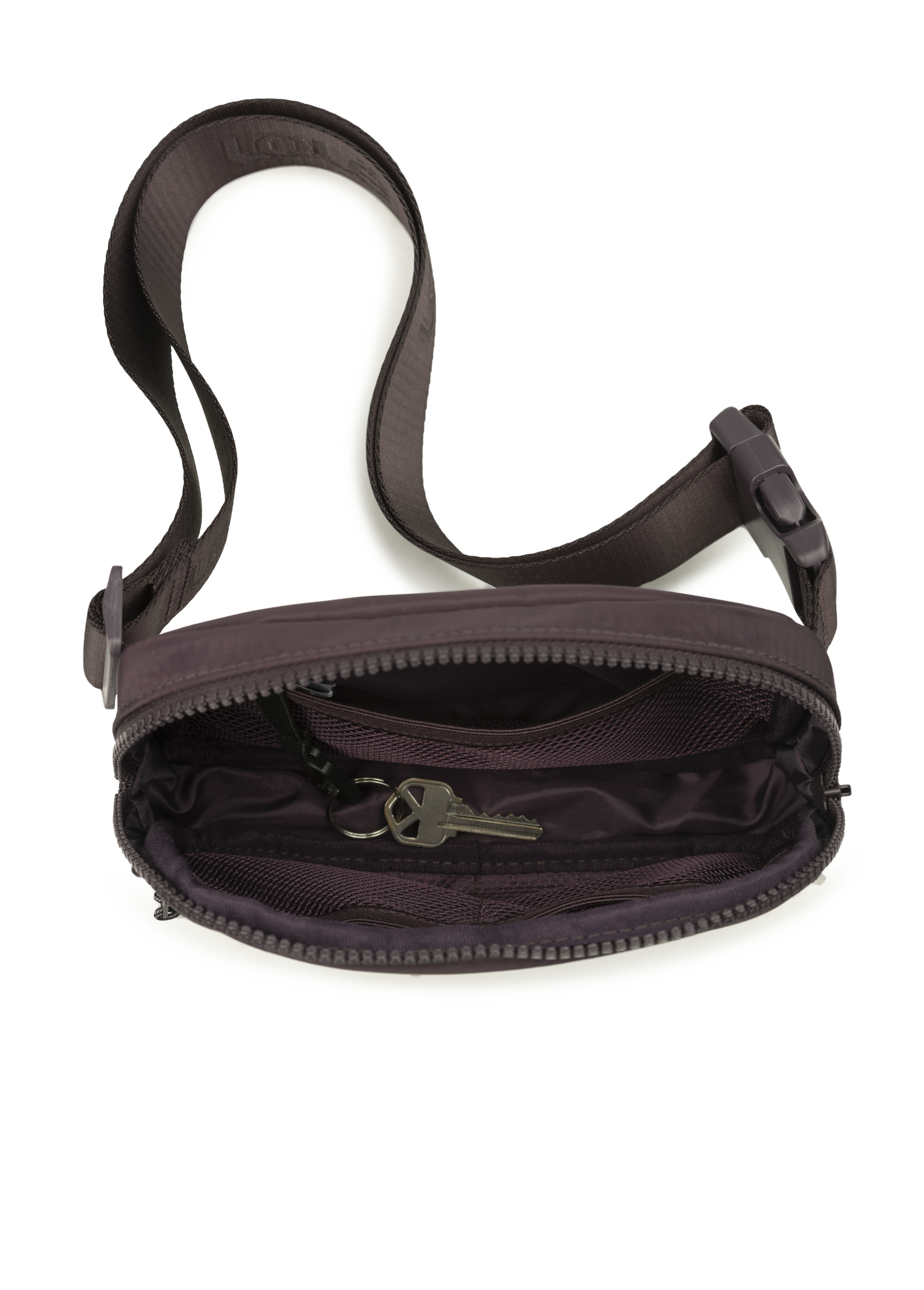 Lolë Jamie Belt Bag in Fig plum — the classic and timeless Jamie Belt Bag