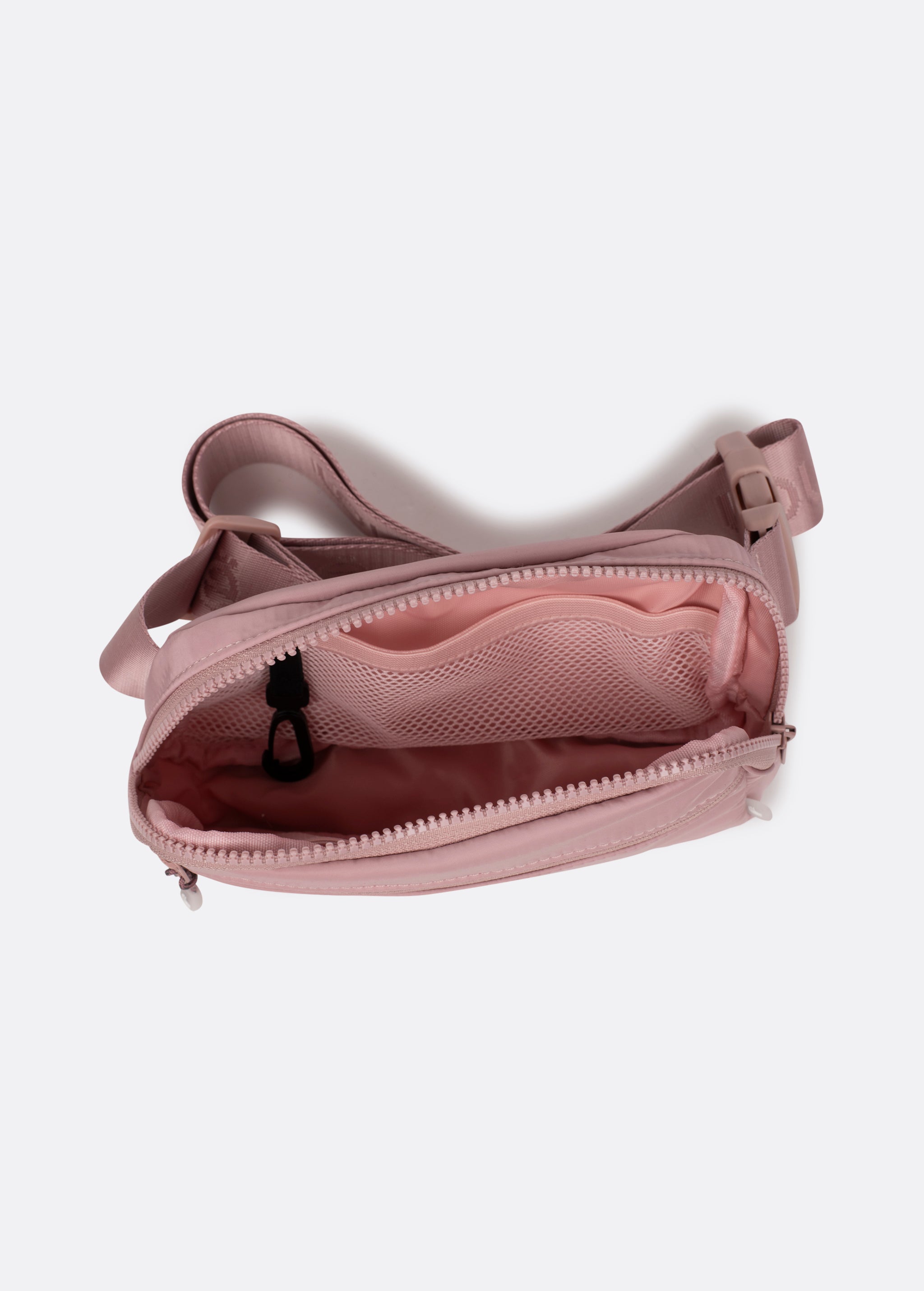 Lolë Jamie Belt Bag in Rosewood dusty pink — the classic and timeless Jamie Belt Bag