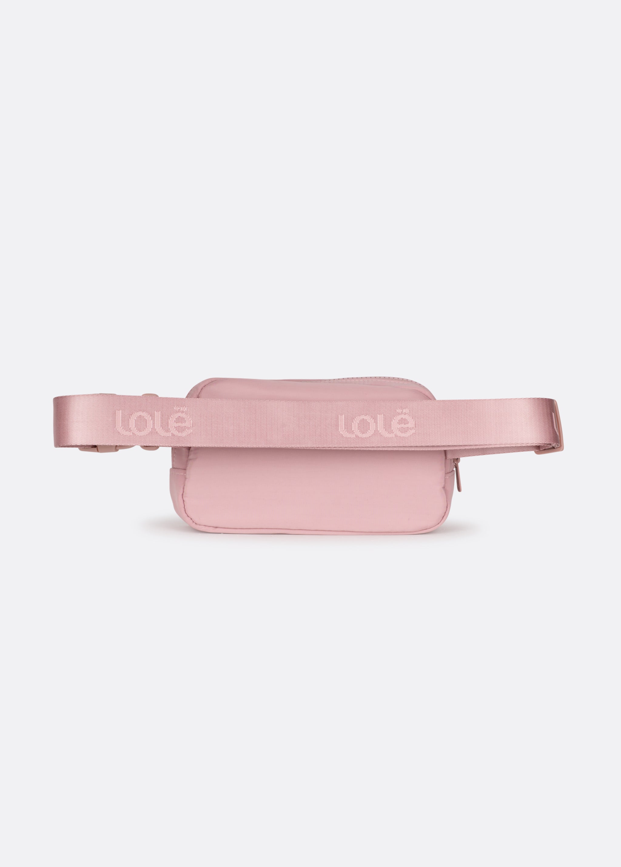 Lolë Jamie Belt Bag in Rosewood dusty pink — the classic and timeless Jamie Belt Bag