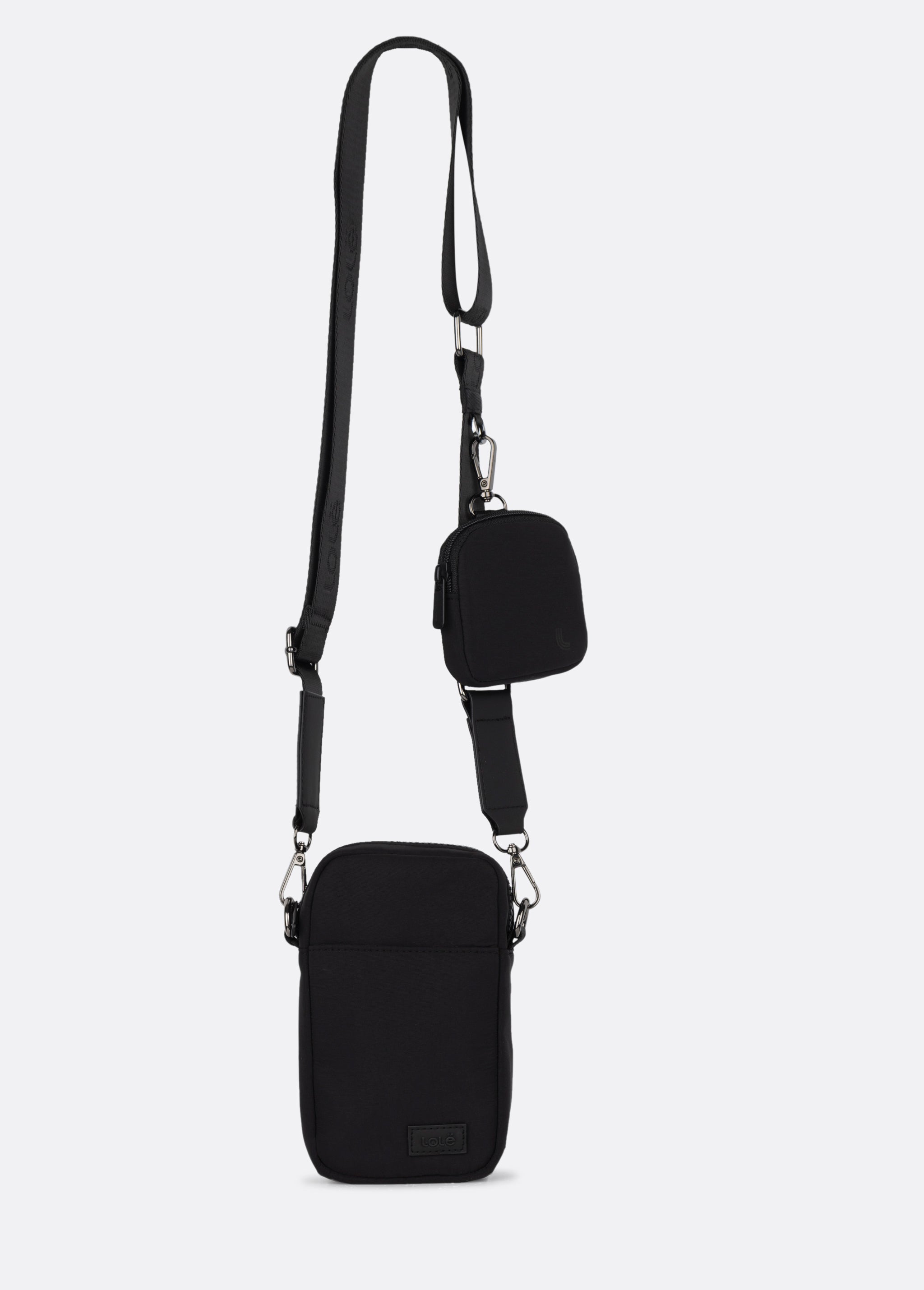 Lolë Vendome Phone Bag in black — keep it all organized with this phone crossbody bag