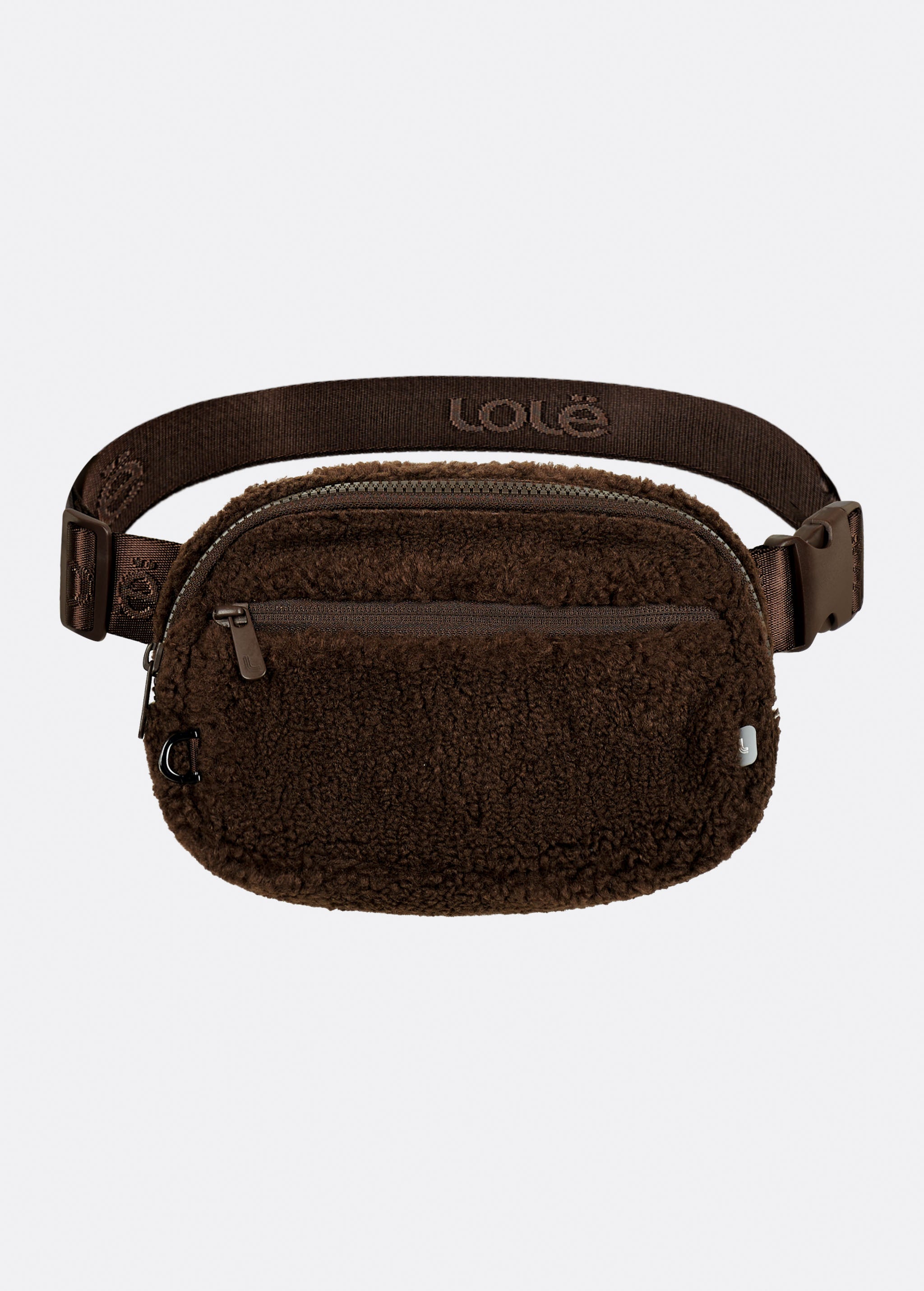 Lolë Jamie Teddy Edition Belt Bag in Java dark brown — add some colour with convenience with our Jamie Belt Bag