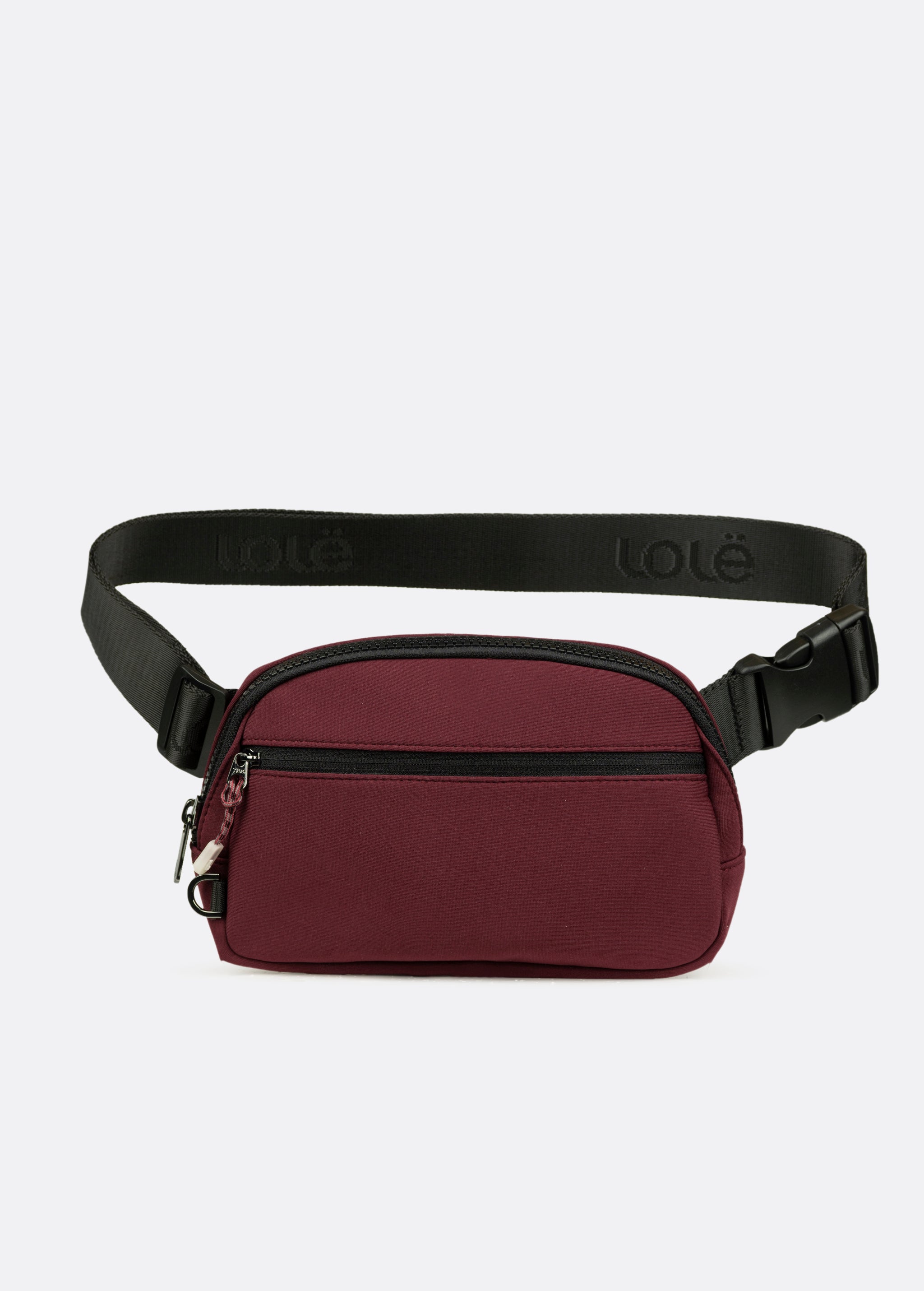 Lolë Jamie Neoprene Belt Bag in Port burgundy