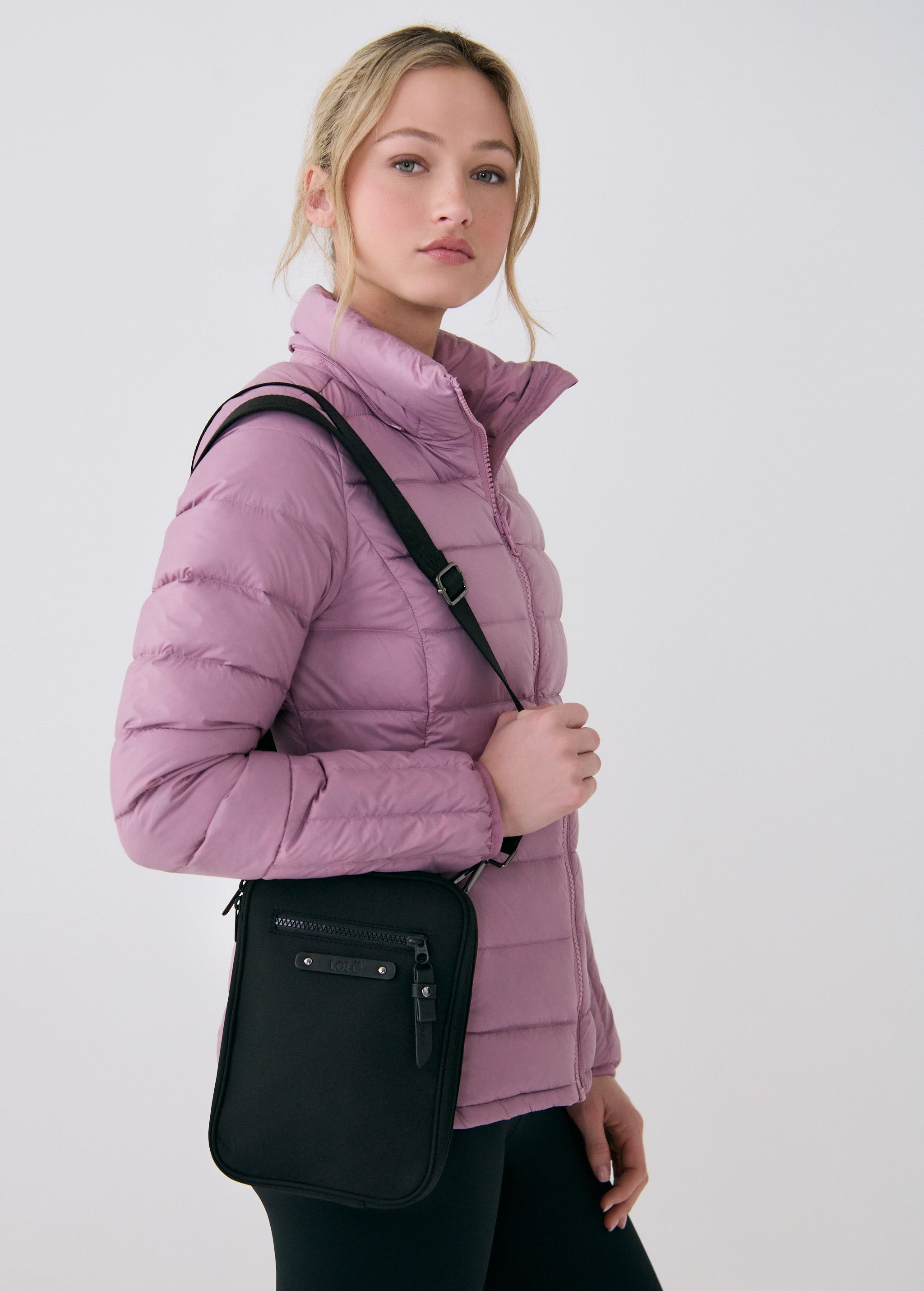 Lolë Concorde Convertible Crossbody Bag in black