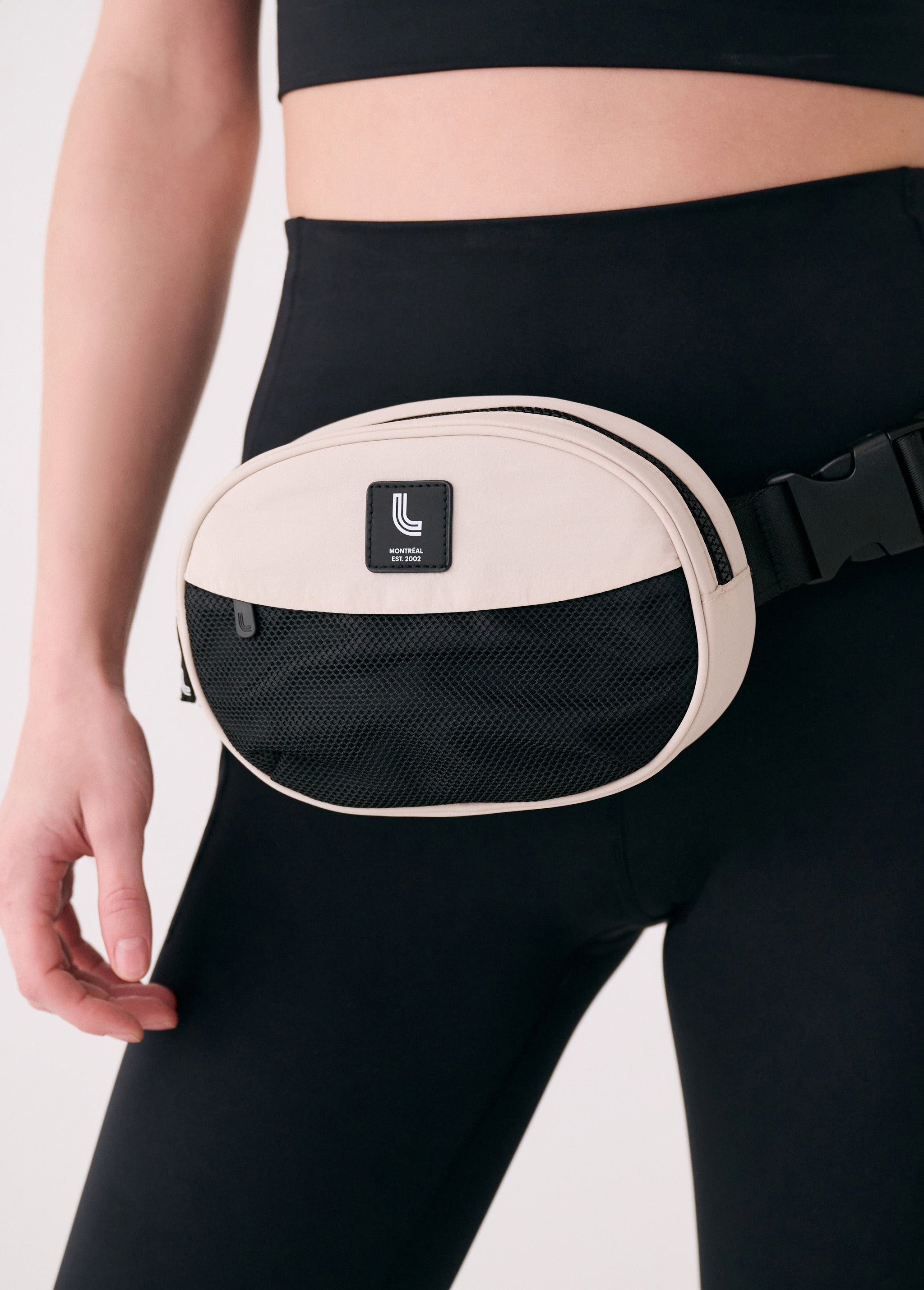 Lolë Jamielyn Belt Bag in Abalone pale greige