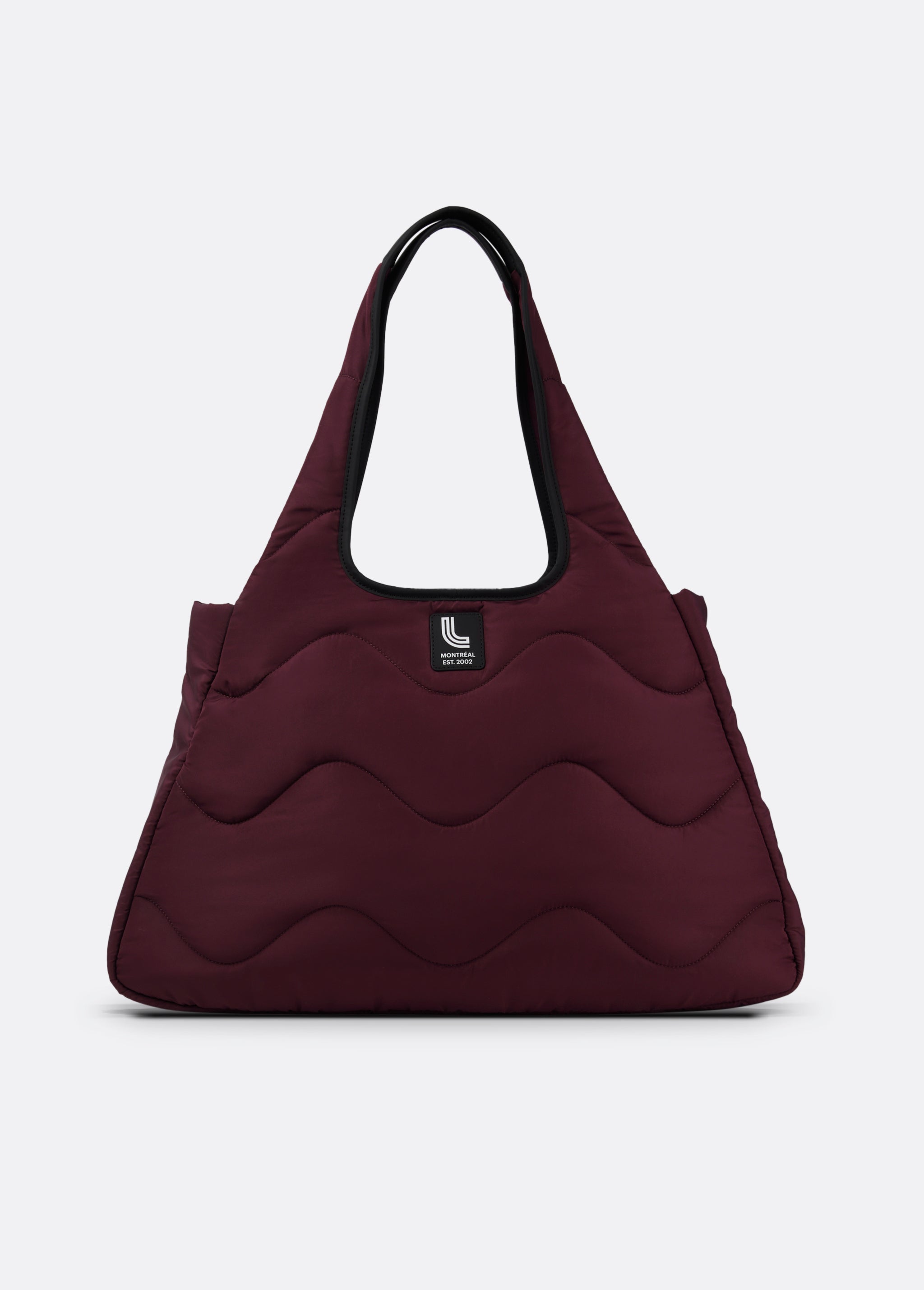 Lolë Victoria Quilted Large Hobo in burgundy