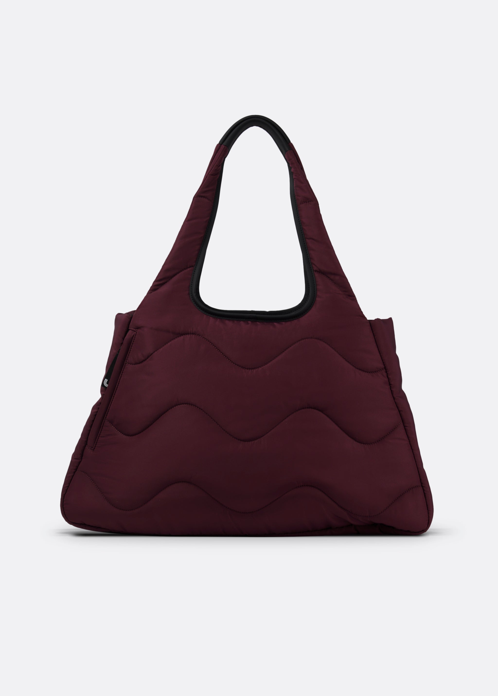 Lolë Victoria Quilted Large Hobo in burgundy