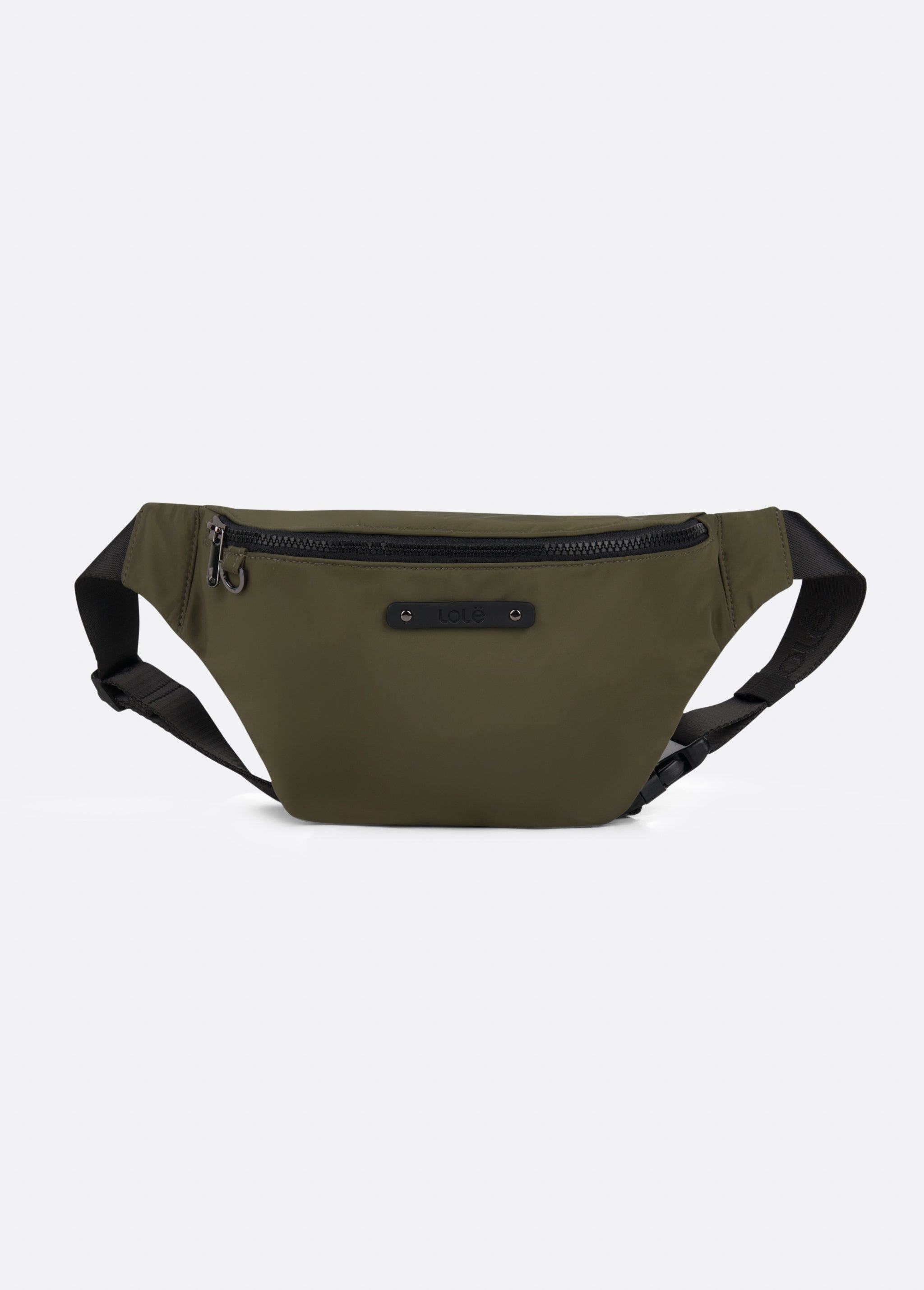 Lolë Taylor Belt Bag in Moss olive green