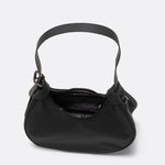 Lolë Mini Hobo Bag in black — consider this sleek bag elevated, inside and out
