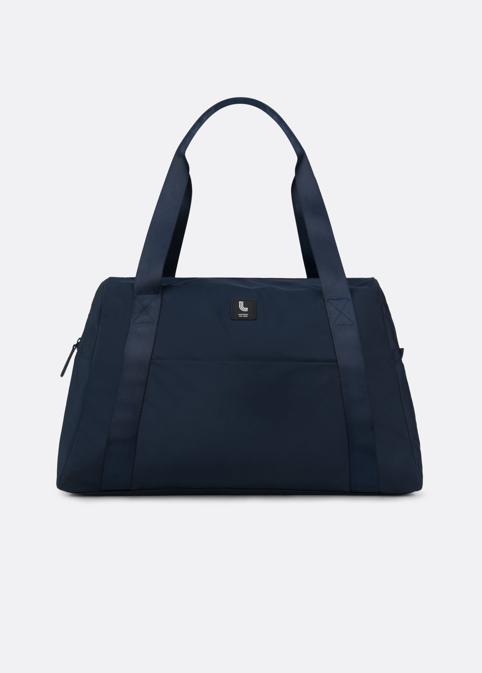Lolë Westmount Duffle Gym Bag in Outerspace navy — gym bag energy, minus the gym-only look