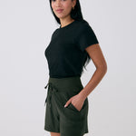 Lolë Momentum Shorts in olive