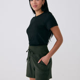 Lolë Momentum Shorts in olive