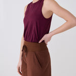 Lolë Momentum Shorts in Sienna brown