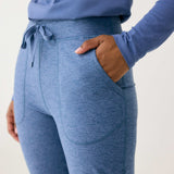 Lolë Om Tech Joggers in blue — refresh your cozy basics with this jogger pant