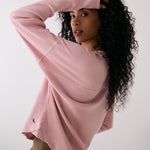 Lolë Classic Crew in Ballerina blush pink