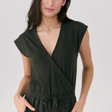 Lolë Effortless Wrap Jumpsuit in olive