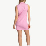 Lolë Step Up Polo Dress in Verbena pink
