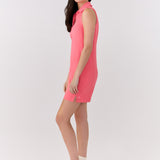 Lolë Step Up Polo Dress in coral