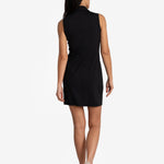Lolë Step Up Polo Dress in black