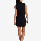 Lolë Step Up Polo Dress in black