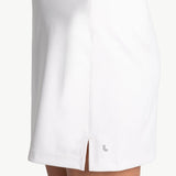 Lolë Step Up Polo Dress in white