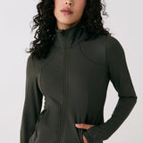 Lolë Step Up Jacket in olive