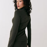 Lolë Step Up Jacket in olive