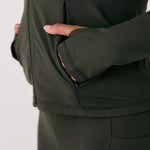 Lolë Step Up Jacket in olive