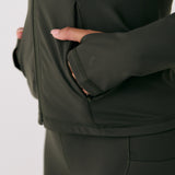 Lolë Step Up Jacket in olive