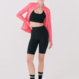 Lolë Step Up Jacket in coral