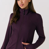 Lolë Step Up Jacket in Fig plum