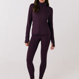Lolë Step Up Jacket in Fig plum