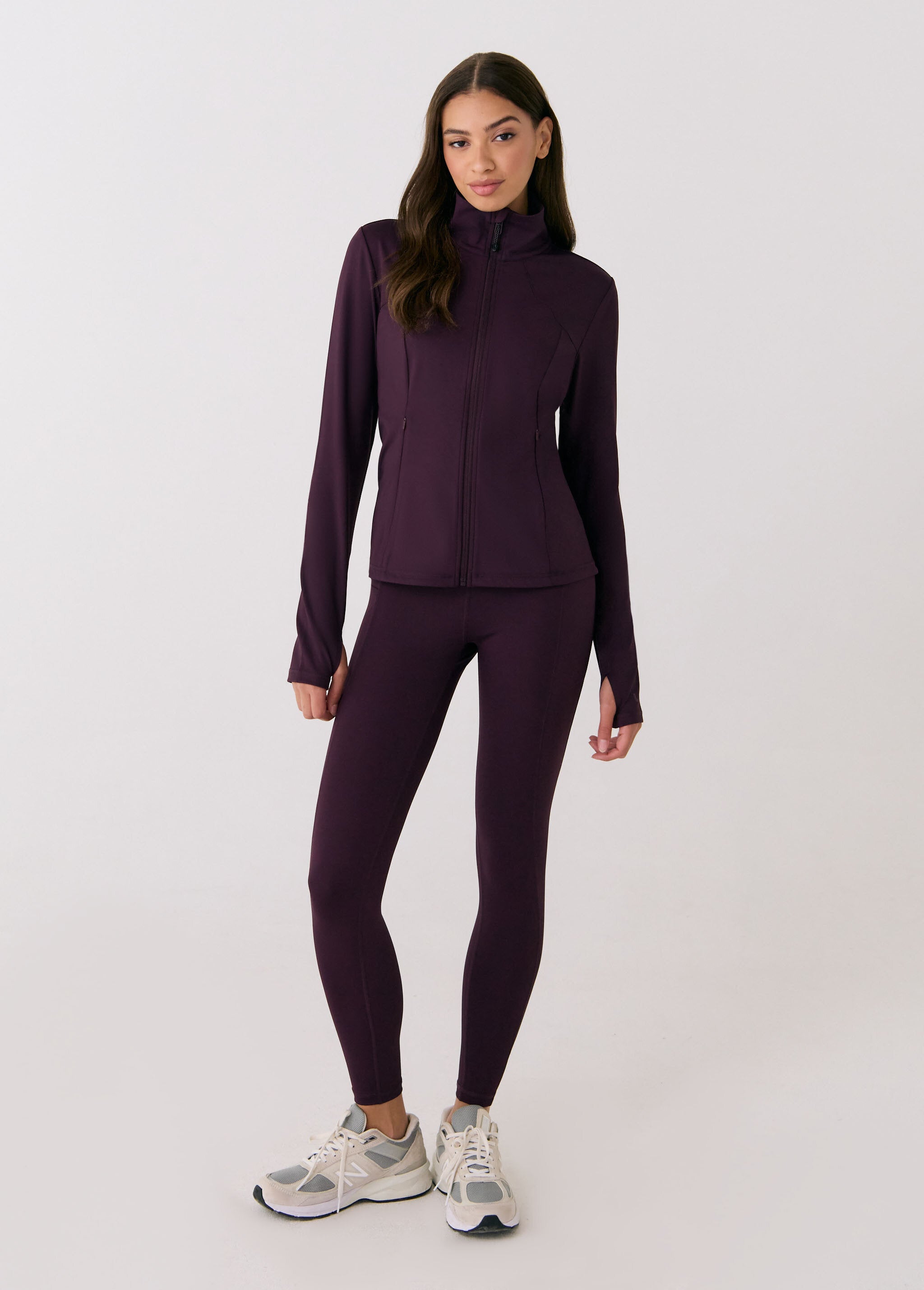 Lolë Step Up Jacket in Fig plum