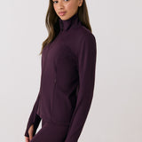 Lolë Step Up Jacket in Fig plum